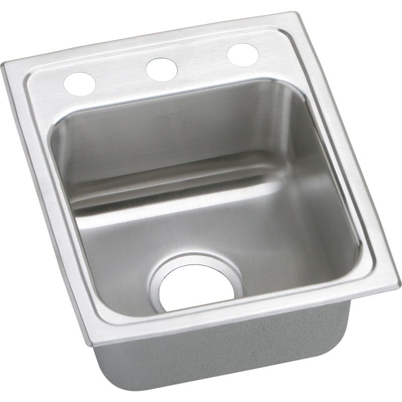 15X17X5-1/2 One Hole Single Band ADA Stainless Steel SINK