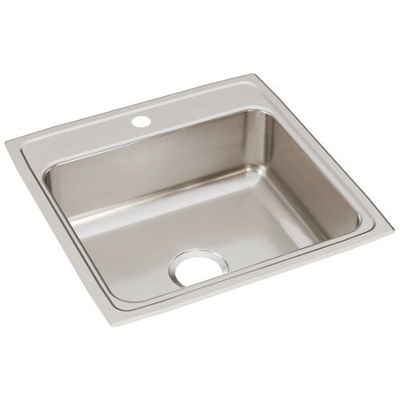 22 X 22 One Hole Single Band Stainless Steel SINK Lustertone