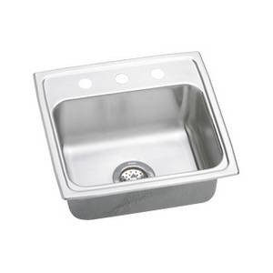 19 X 19 One Hole ADA 5.5 Single Stainless Steel Sink