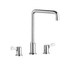 California Energy Commission Not Registered Lead Law Compliant 2.5 2 Handle Lever Three Hole Kitchen Faucet Chrome