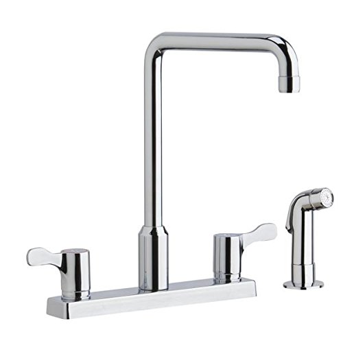 California Energy Commission Not Registered Lead Law Compliant 2.5 2 Handle Lever 4 Hole Kitchen Faucet Chrome