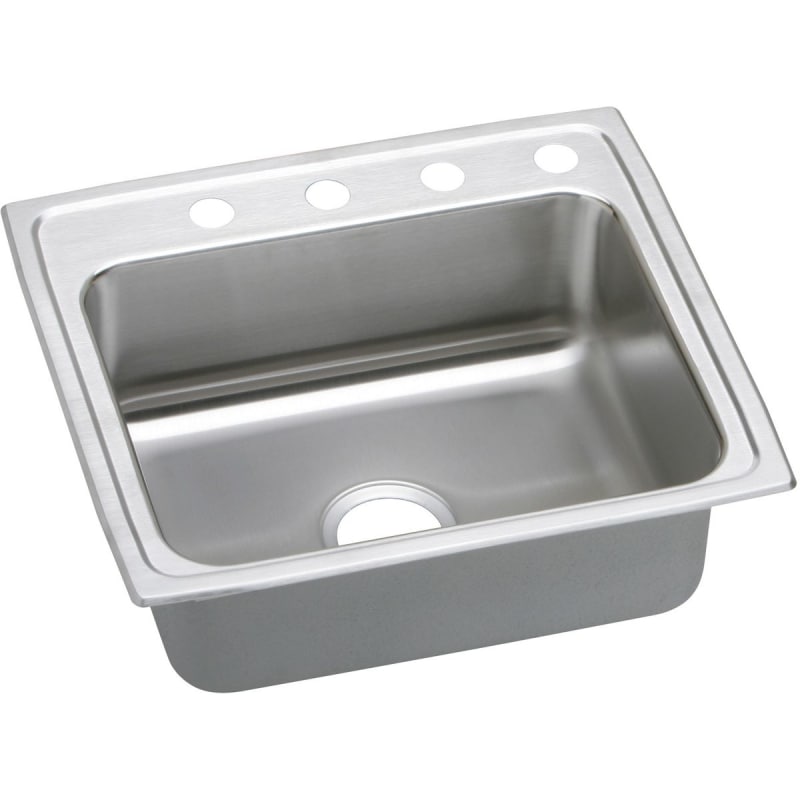22" x19" x 5-1/2" 3 Hole 1 Bowl ADA Sink Stainless Steel