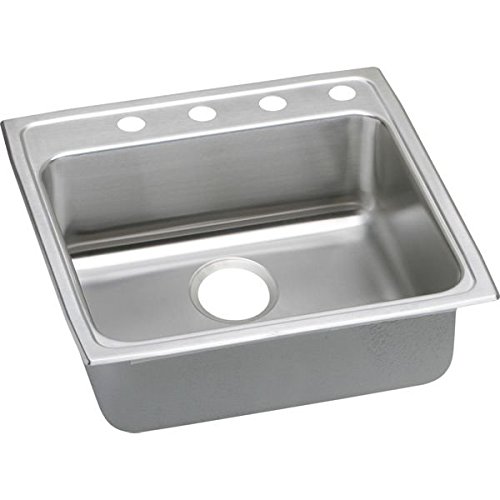 22" x 22" x 5-1/2" 3 Hole 1 Bowl ADA Stainless Steel Sink
