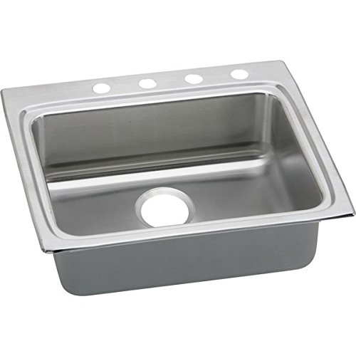 25" x 22" x 6-1/2" 3 Hole 1 Bowl ADA Stainless Steel Sink