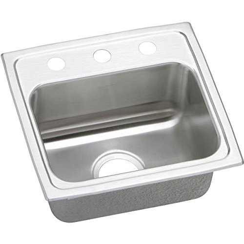 17 X 16 Three Hole Single Band Stainless Steel SINK Pacemaker