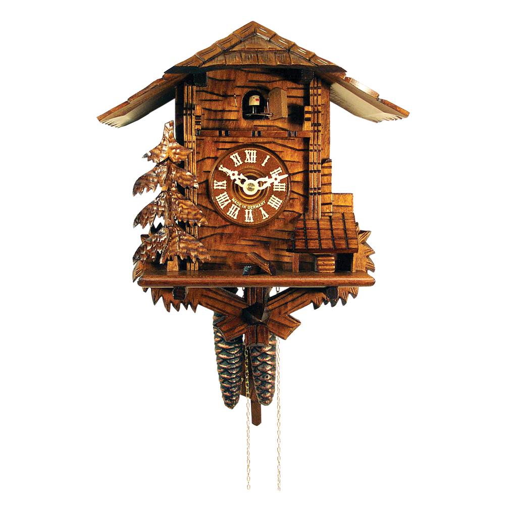 Engstler Weight-driven Cuckoo Clock - Full Size - 11"H x 10.75"W x 6.25"D