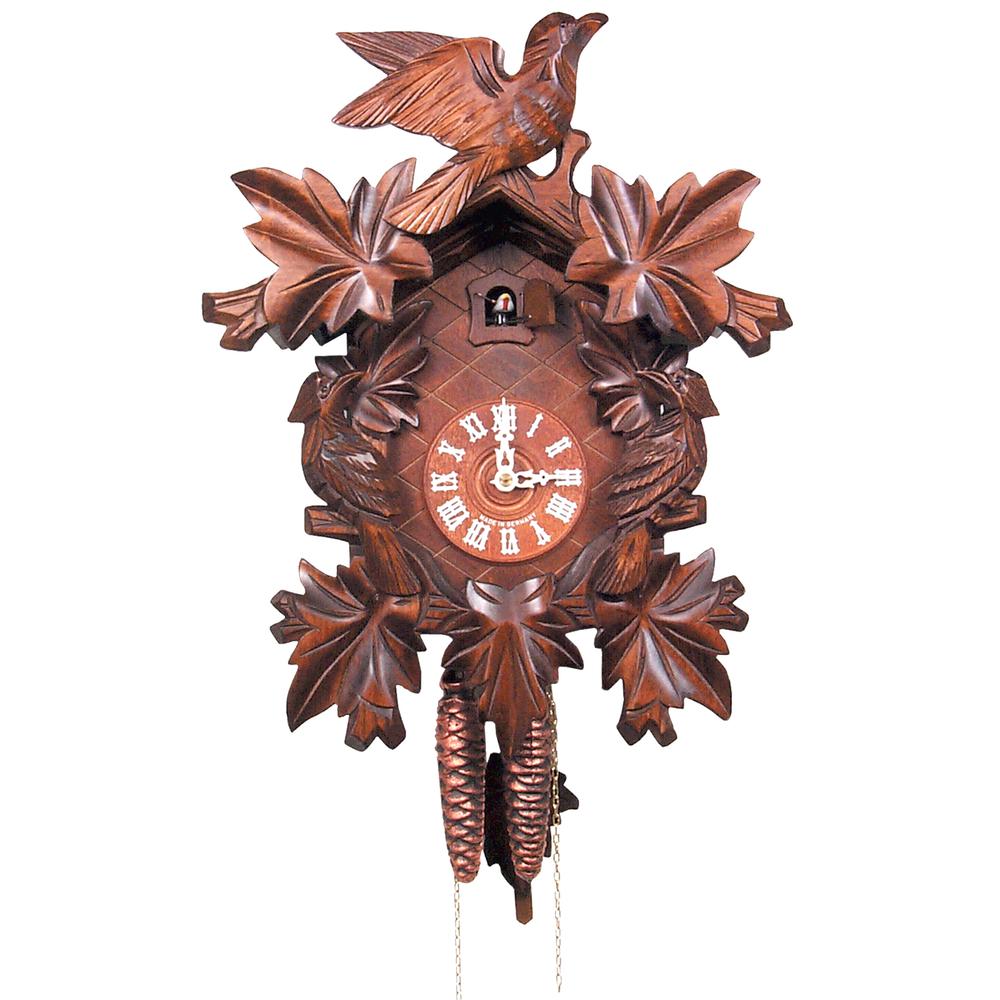 Engstler Weight-driven Cuckoo Clock - Full Size - 14"H x 9.5"W x 6"D