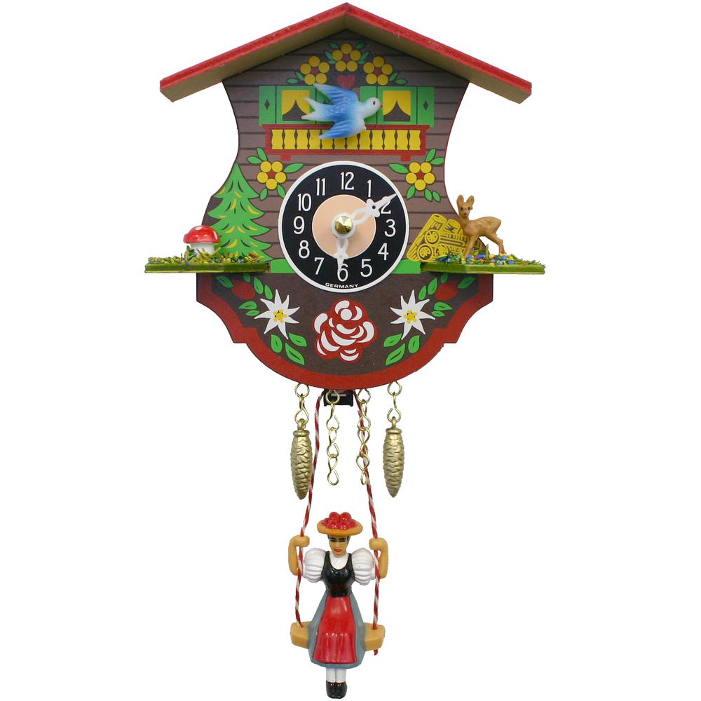 Engstler Battery-operated Clock - Mini Size - 4.25"H x 4.25"W x 2.5"D