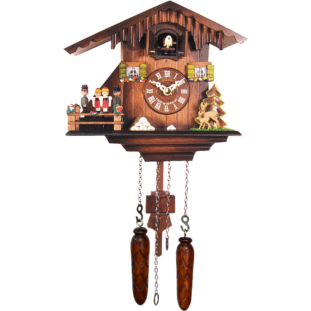 Engstler Battery-operated Cuckoo Clock - Full Size - 7.5"H x 8.75"W x 5.25"D