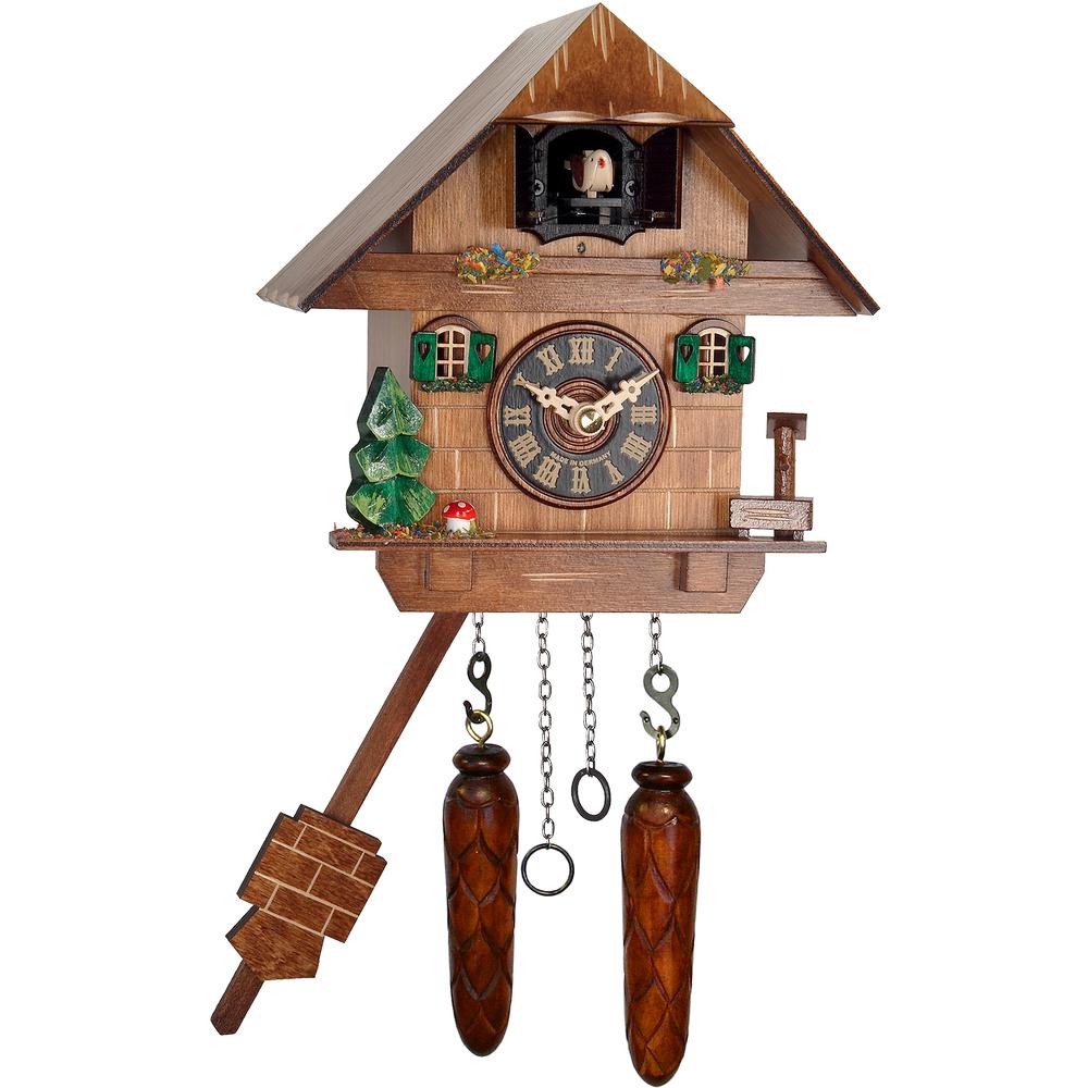 Engstler Battery-operated Cuckoo Clock - Full Size - 7.25"H x 7.5"W x 5.5"D