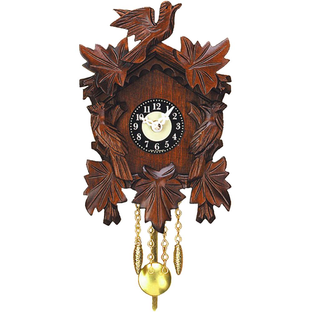 Engstler Battery-operated Clock - Mini Size with Music/Chimes - 7"H x 5"W x 3"D