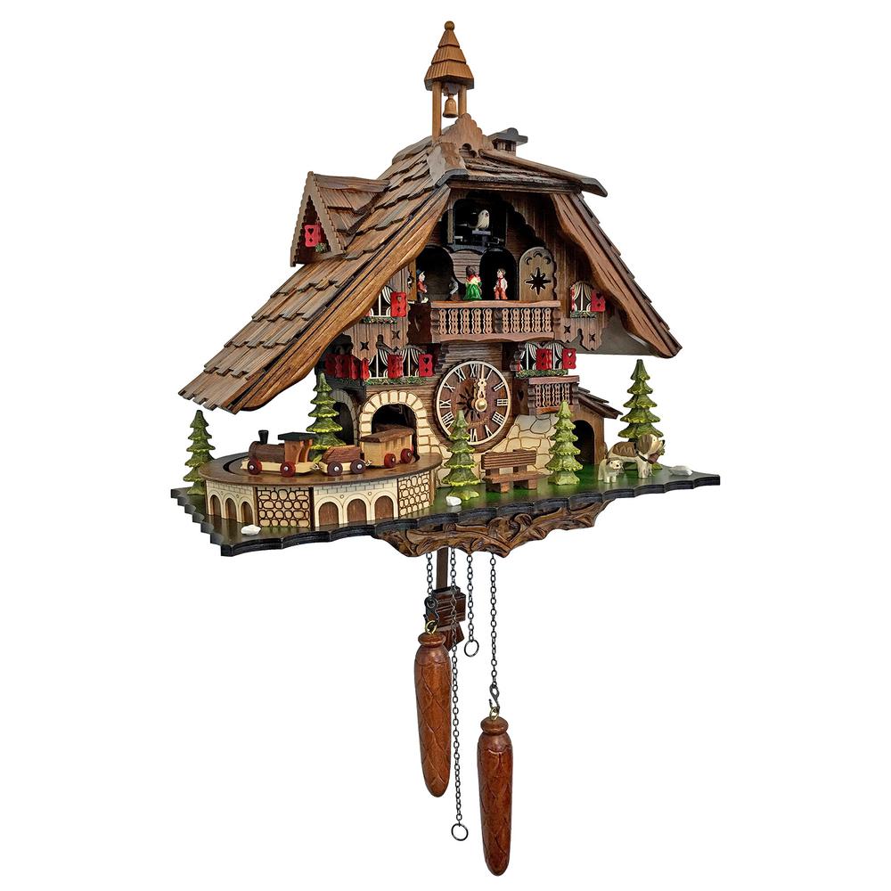 Engstler Battery-operated Cuckoo Clock - Full Size - 13"H x 16"W x 8"D