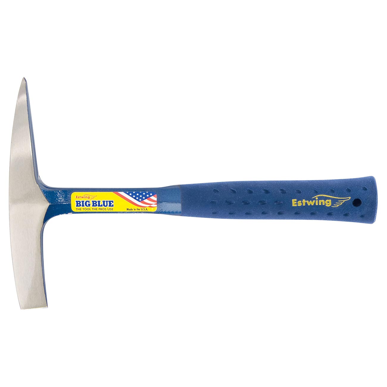 Estwing 14 oz. Smooth Face Welding Chipping Hammer - Blue Shock Reduction Grip