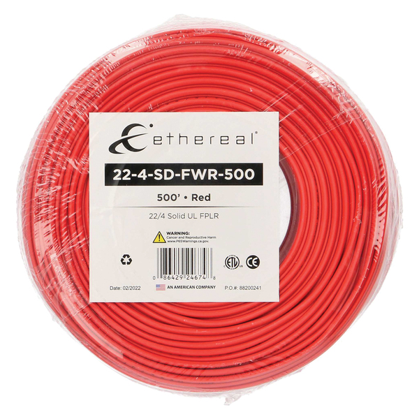 22 GGE 500FT CABLE RED