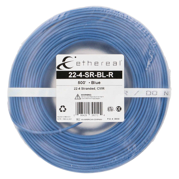 22GGE 500FT CABLE BLU