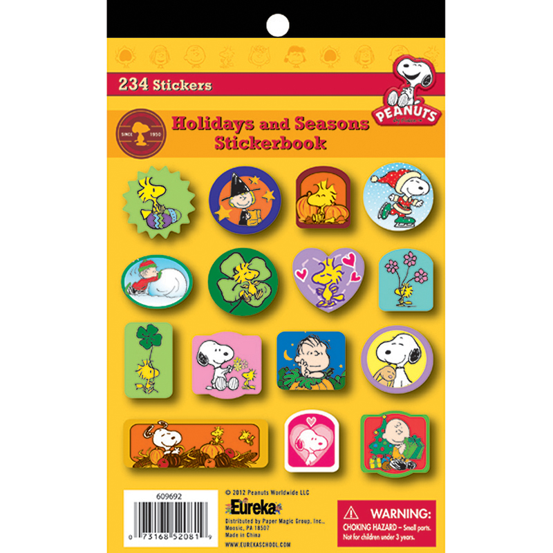 Peanuts Seasons and Holidays Sticker Book