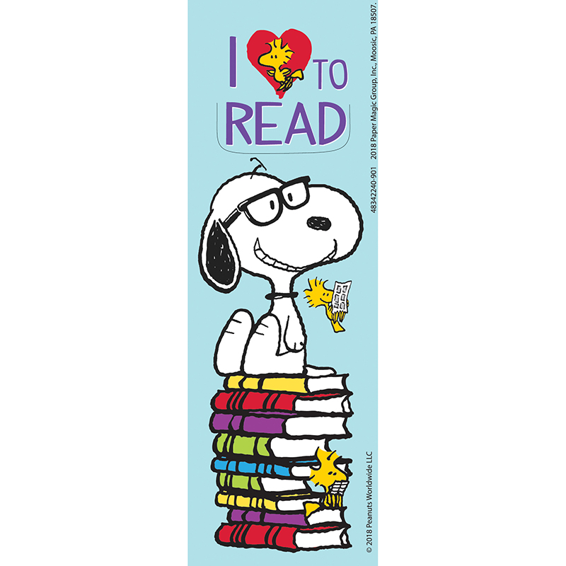 Peanuts Reading Bookmark, Pack of 36