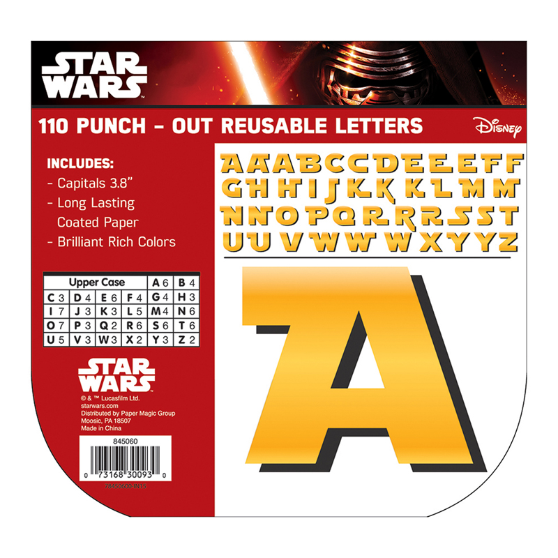 Star Wars Deco 4" Letters, 110 Characters