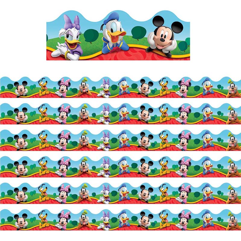 Mickey Mouse Clubhouse Characters Deco Trim, 37 Feet Per Pack, 6 Packs