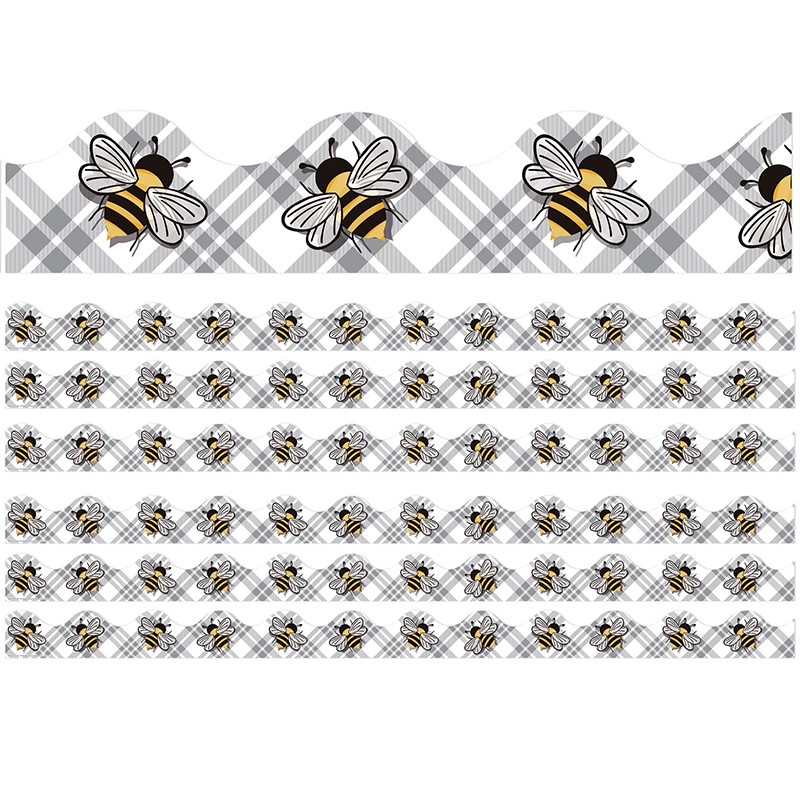 The Hive Bees Deco Trim, 37 Feet Per Pack, 6 Packs