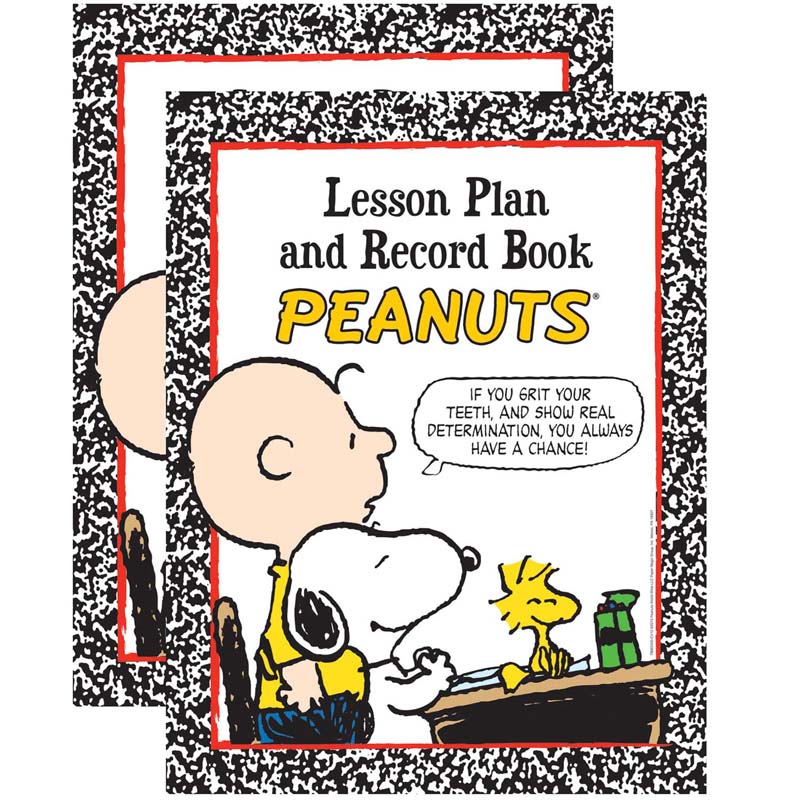 Peanuts Lesson Plan & Record Book, Pack of 2