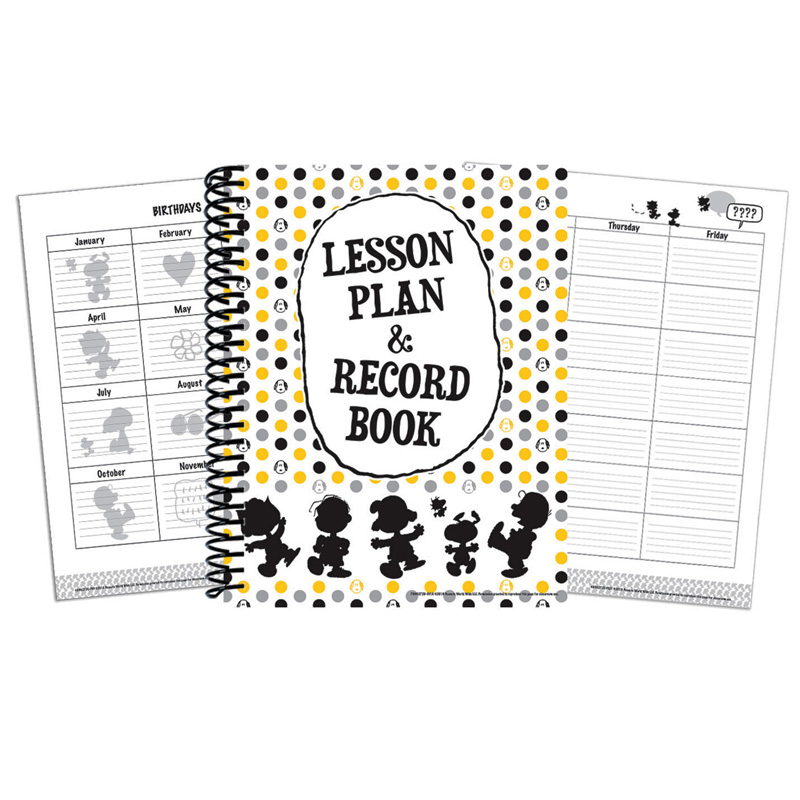 Peanuts Touch of Class Lesson Plan & Record Book