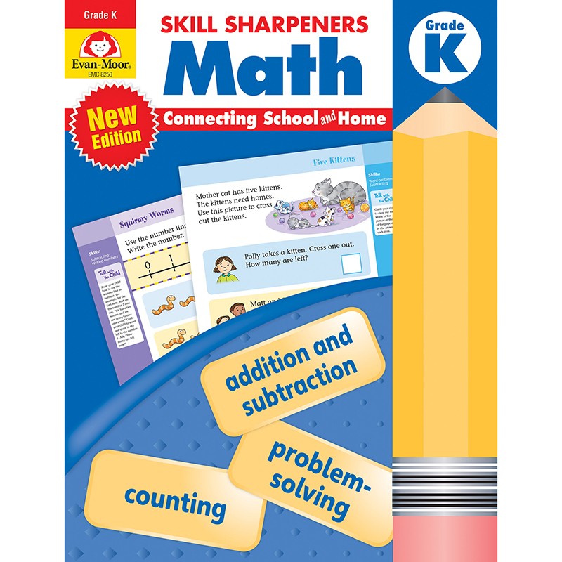 Skill Sharpeners: Math, Grade K