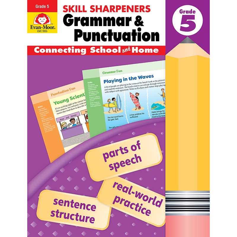 Skill Sharpeners: Grammar & Punctuation Activity Book, Grade 5