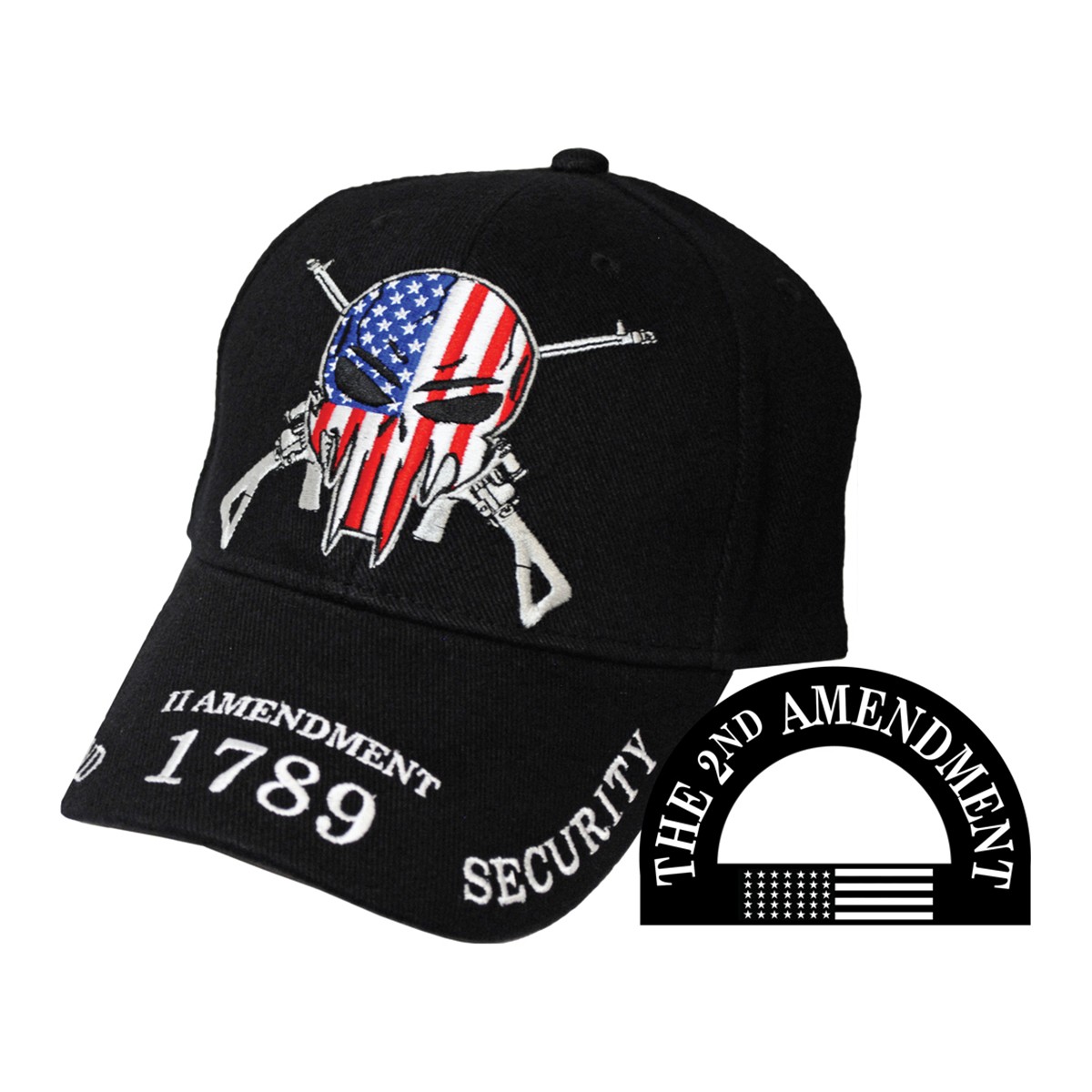 Eagle Emblems Cap-Sniper  Ii Amendment