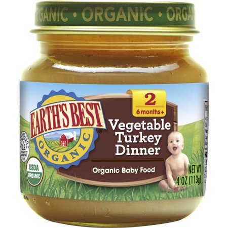 Earth's Best Baby Foods Baby Veg/Turkey (12x4OZ )