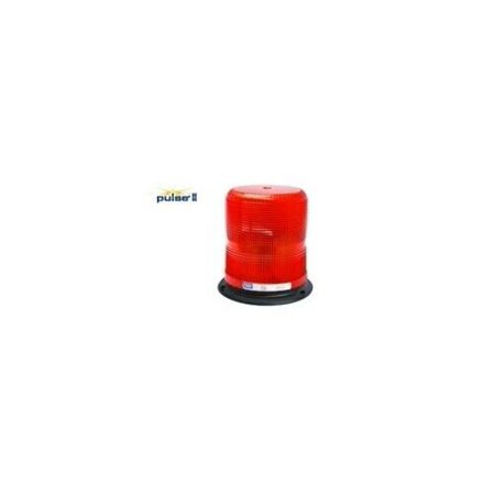 LED BEACON: PULSE II, 12-48VDC, PULSE8 FLASH, 7IN, RED