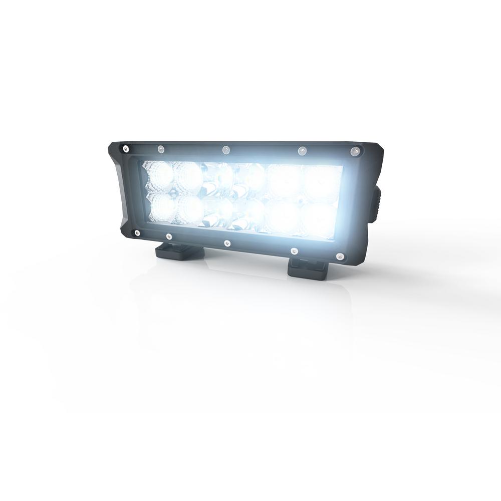 LED LIGHTBAR 8IN DOUBLE ROW COMBO FLOOT/SPOT 12-24 VDC