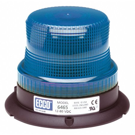 LED BEACON: LOW PROFILE 1280VDC PULSE8 FLASH BLUE