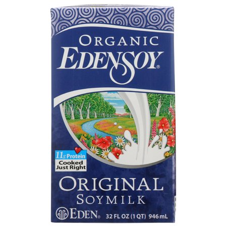 Eden Foods Eden soy Organic Original Soymilk - Case of 12 - 32 FL oz. (12x32 FZ)