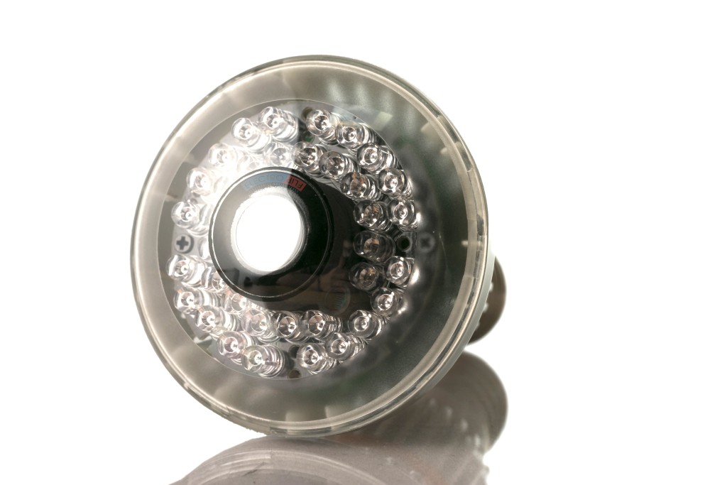 Cash Register Protection Bulb Shaped Surveillance Motion Detect Camera