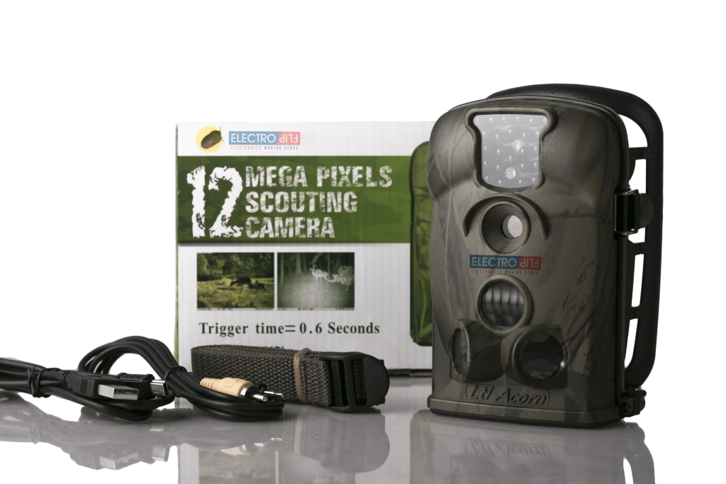 Battery Powered Hidden Surveillance Camera Waterproof Camouflage Motion Detect