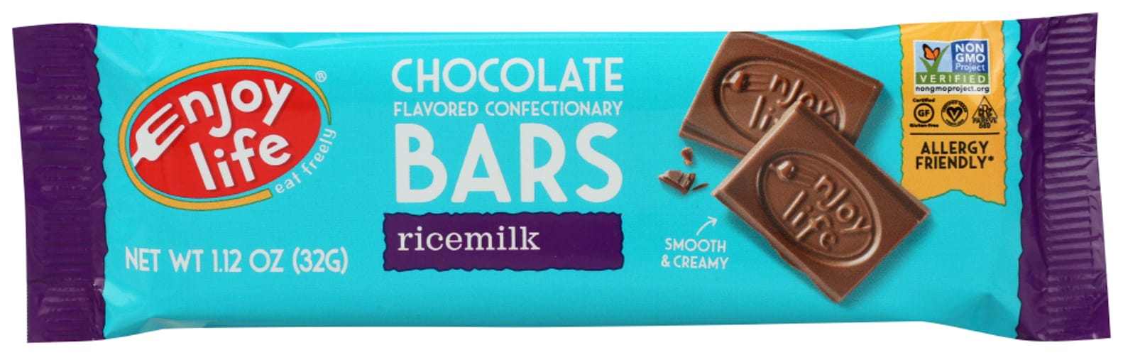 Enjoy Life Foods Rice Milk Chocolate Bar Dairy Free (24x1.4 Oz)