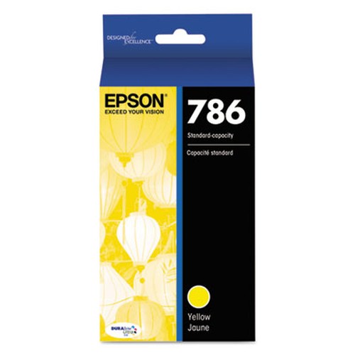 Epson DURABrite Ultra 786 Original Inkjet Ink Cartridge - Yellow - 1 Each - Inkjet - 1 Each