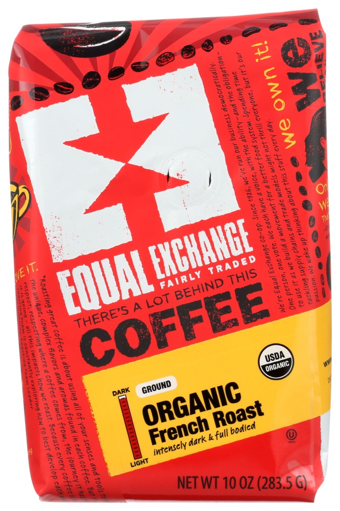 Equal Exchange French Roast Drip Coffee (6x10 Oz)
