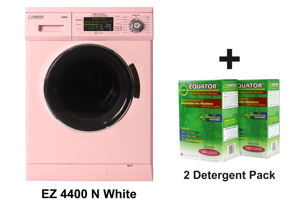 Equator Compact 13 lbs Combination Washer DryerVented/Ventless Dry + 2 Boxes of HE Detergent