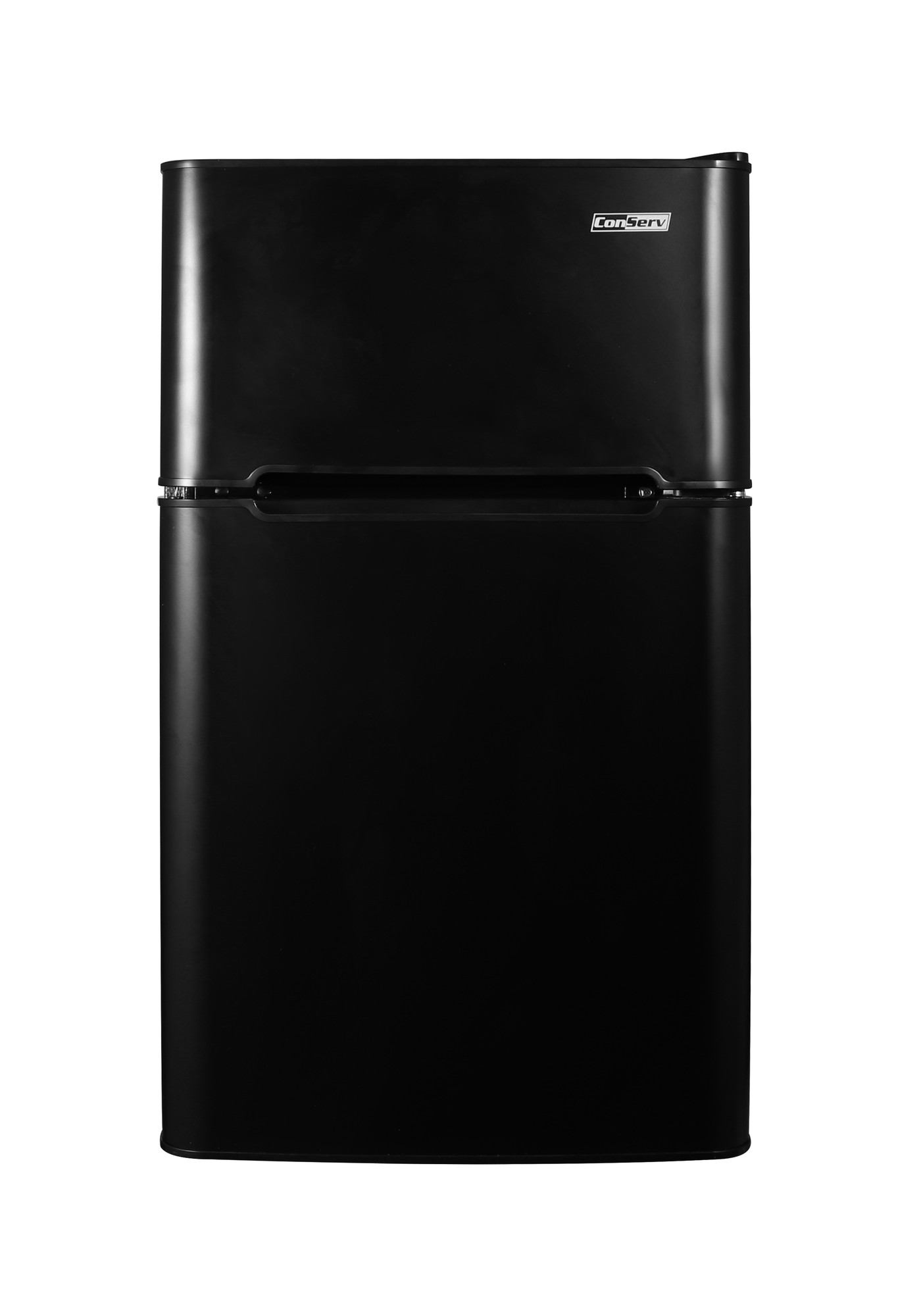 ConServ 3 cu.ft 2 Door Mini Freestanding Refrigerator with Freezer in Black