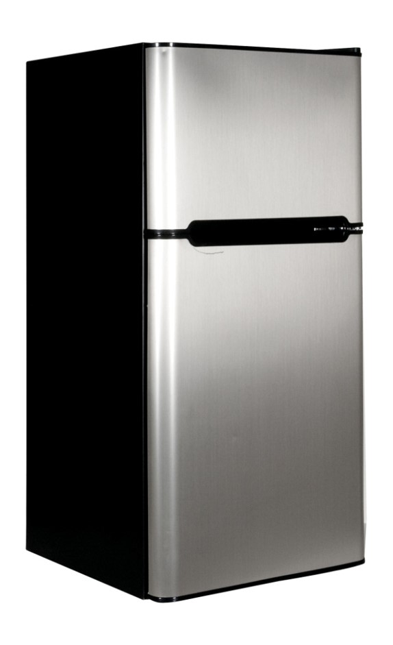 ConServ 4.5cu.ft 2 Door Mini Freestanding Refrigerator with Freezer in Stainless					