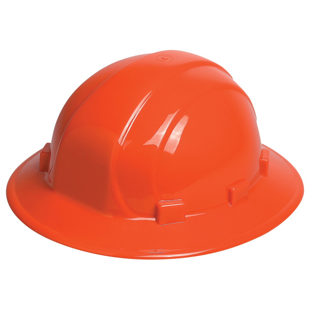Full Brim Hi-Viz Orange Hard Hat