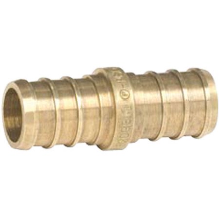 1/2In Barb Coupling Brass - 10-Pack