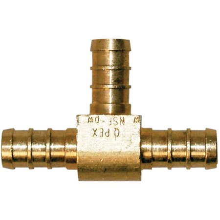 1/2In Barb Tee Brass - 10-Pack