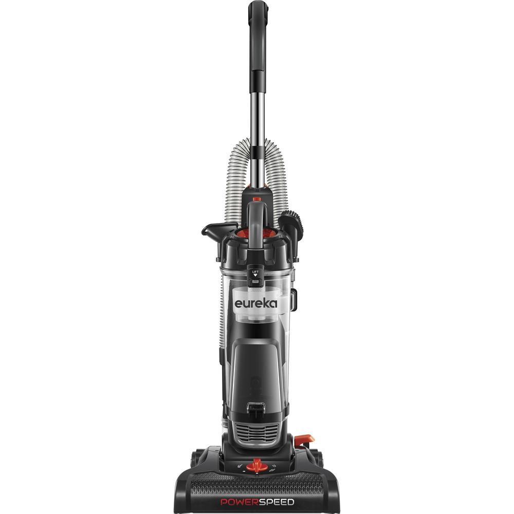 Eureka PowerSpeed Upright Vacuum Cleaner - Bagless - Crevice Tool, Brush Tool, Upholstery Tool, Extension Hose - 12.60" Cleaning