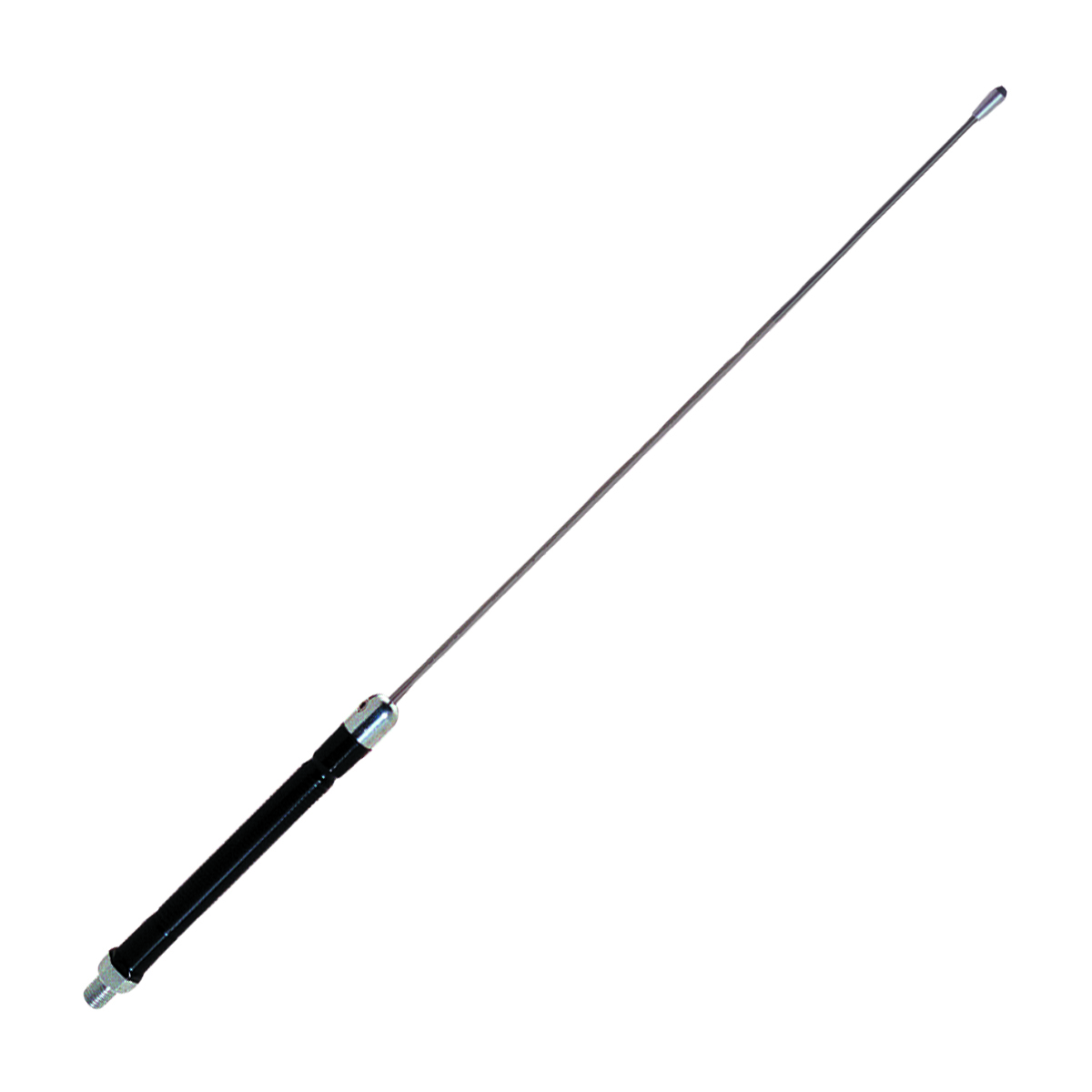 EVERHARDT - C270-B BLACK 57" BASE LOAD CB ANTENNA WITH STAINLESS STEEL WHIP