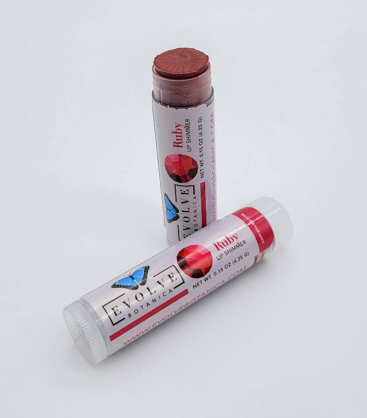 Lip Balm - Natural Shimmer Tint - Ruby