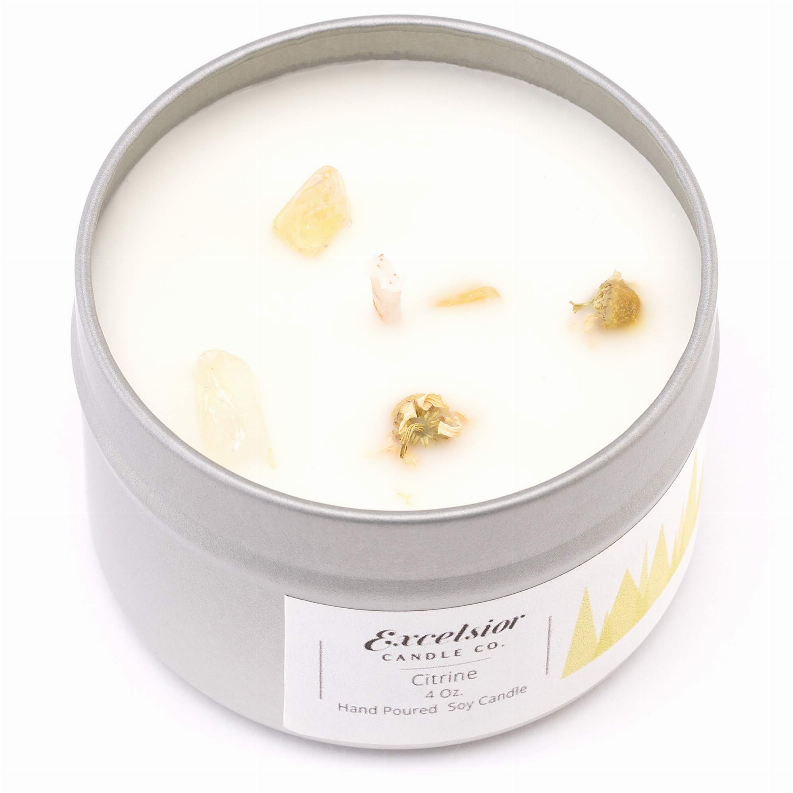 Excelsior Candle Soy Candle - 8 oz. tinCitrine