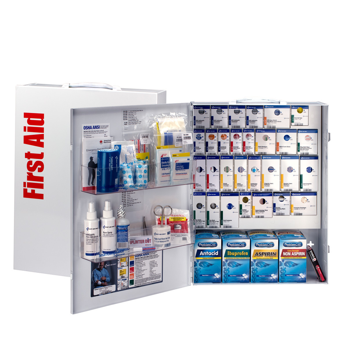 ANSI 2015 SmartCompliance First Aid Kit for 150 People, 925 Pieces